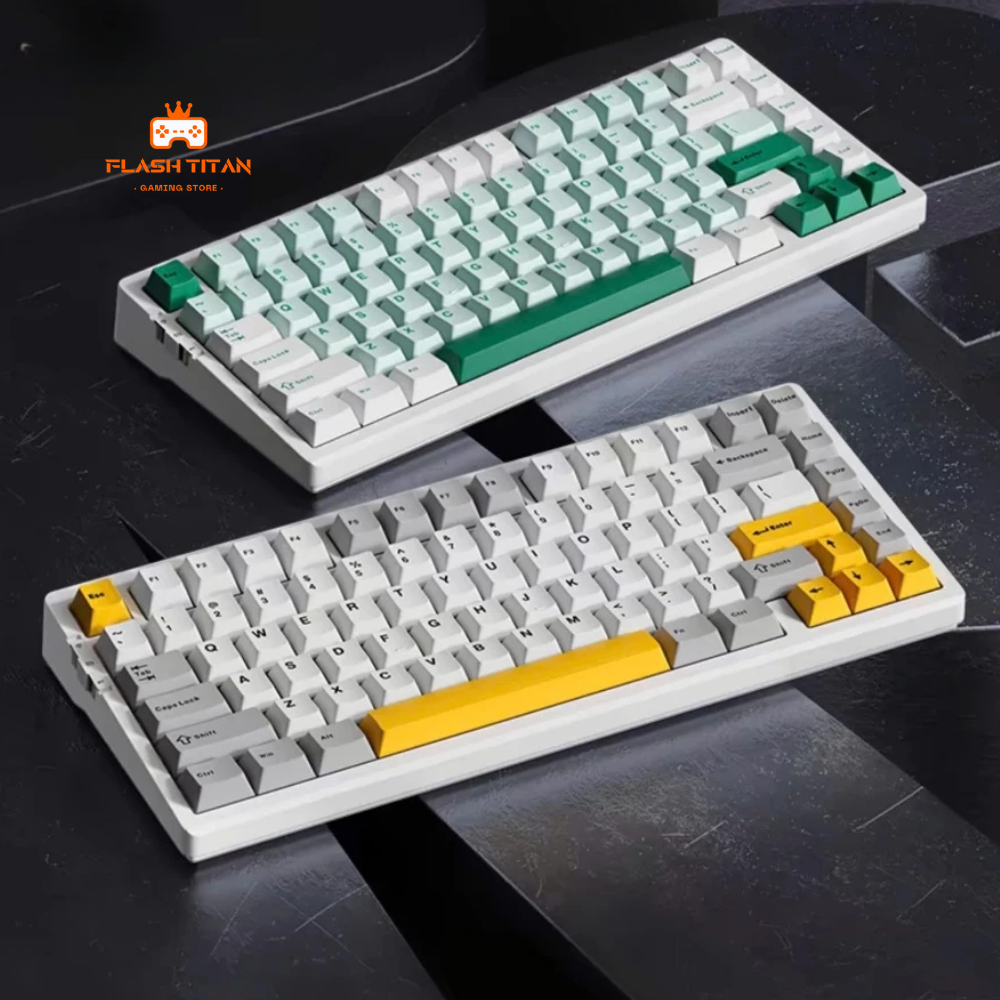 Bàn Phím Cơ Không Dây MCHOSE G75 - 3 Mode - Mạch Xuôi - Led RGB - Full Foam - Gasket Mount | BigBuy360 - bigbuy360.vn