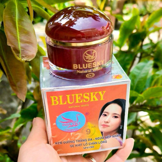 Kem Bluesky Dưỡng Trắng Ngừa Nếp Nhăn Se Khit Lỗ Chân Lông Kem Hoa Việt 15g