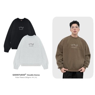 Áo Sweater Hàn thêu chữ thu đông Dễ Thương Nam Nữ Unsiex- sweater OVERSIZE vải nỉ lót bông cao cấp GIDI