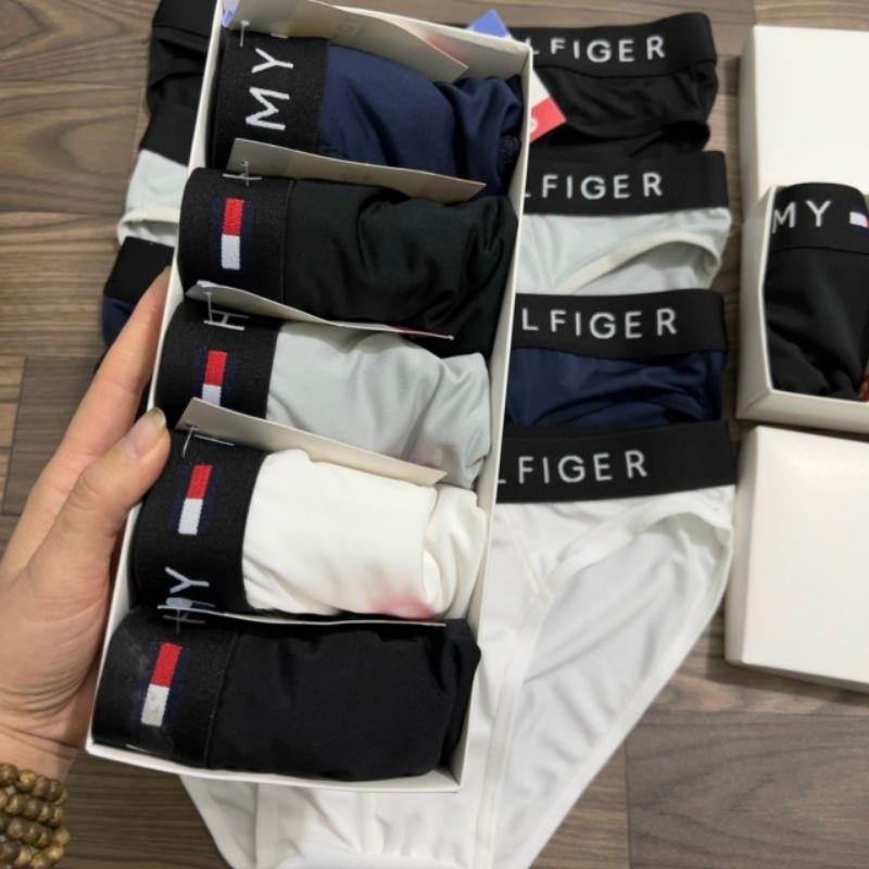 QUÁ ĐÃ | MUA 10 CÁI TẶNG 1 CÁI | Quần Sịp Chéo Nam TOMM | Quần Lót Nam Vải Thun Lạnh Co Giãn 4 Chiều