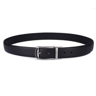Thắt lưng nam Pierre Cardin PC064 (mặt bạc trắng, tặng cây đục lỗ)
