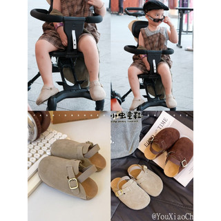  Giày sục quai sau da lộn cho bé hảng châu 