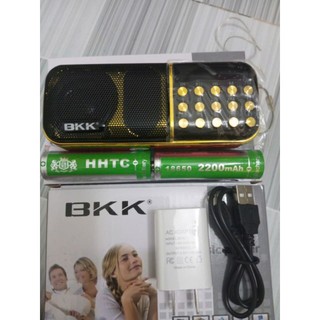 MÁY NGHE PHÁP BKK-851.Có 2pin+khai gắn Thẻ+Radio Đài FM.