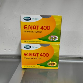 [Chính Hãng] Enat 400 bổ sung vitamin E, ngừa lão hóa (Hộp 3 vỉ x 10 viên)