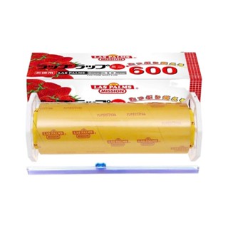 Màng Bọc Thực Phẩm LAS PALMS 600 - Chất Liệu PVS Cao Cấp Size 30cm x 500m Kèm Dao Nhựa An Toàn Tiện Lợi