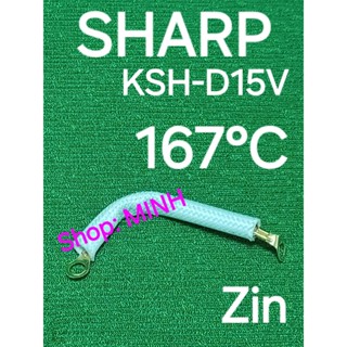Cầu chì nhiệt nồi cơm Sharp Thái KSH-D15V 1.5L zin theo máy – cầu chì 167 độ C nồi cơm điện 1.5 lít