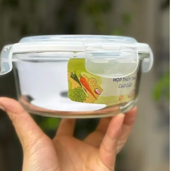 Thố thủy tinh tròn 620ml [1 cái]