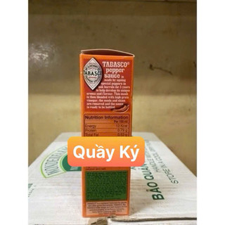 Sốt Ớt Đỏ Hiệu Tabasco 60ml