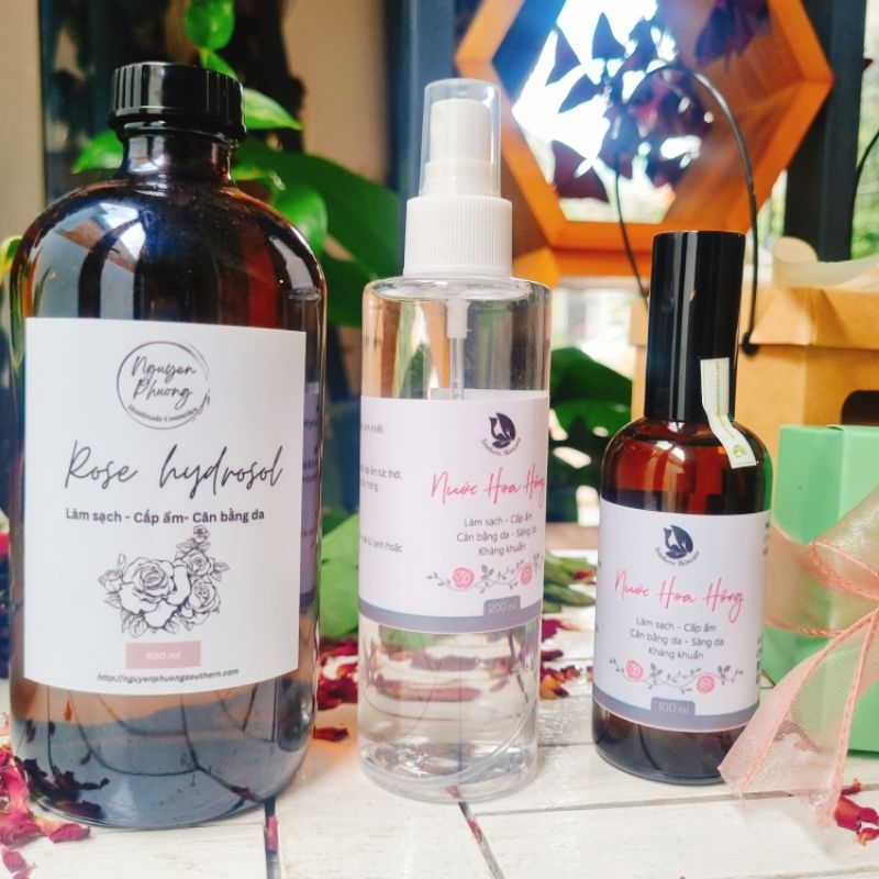 NƯỚC HOA HỒNG HANDMADE