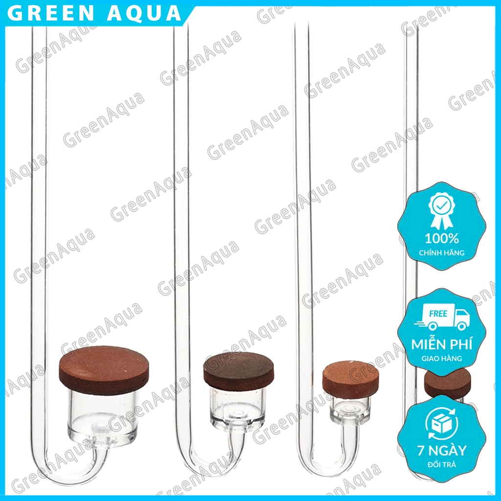 Cốc sủi CO2 EBI VN - TINY siêu mịn, tối ưu hòa tan CO2 cho cây thủy sinh quang hợp trong hồ cá cảnh