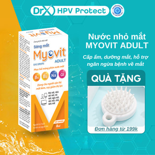 Nước nhỏ mắt cận thị Myovit nhân tạo chuyên dụng giảm mỏi hỗ trợ phục hồi mắt hỗ trợ ngăn ngừa tăng độ cận 