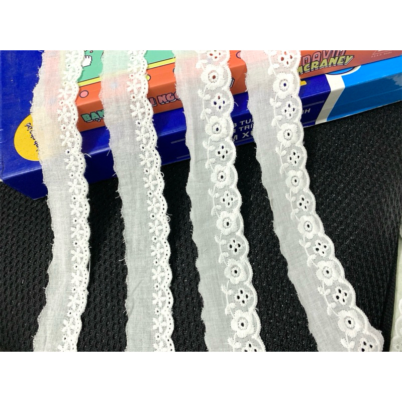Ren vải kate 3cm (2 mét/ 3 mét)