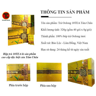 TRÀ Ô LONG (OOLONG) 10 TEA  TÂM CHÂU