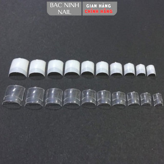 Móng nối chân, bịch móng úp chân chuẩn phom (gói 500 móng đủ size)