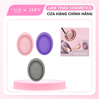 (Màu ngẫu nhiên) Chậu Làm Sạch Cọ Trang Điểm Bằng Silicone Jary Silicone Makeup Brush Cleaning