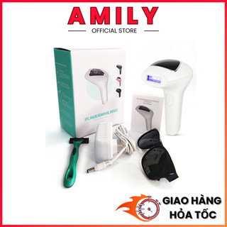  Máy Triệt Lông Mini Cầm Tay Tại Nhà A112 Công Nghệ Triệt PlAS IPL Kèm Cảm Biến Xung Cao Cấp 