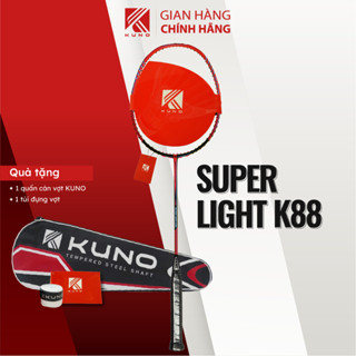 Vợt Cầu Lông KUNO Super Light K88, Full Carbon, Công Thủ Toàn Diện, 6U Siêu Nhẹ, Vợt Căng Sẵn 11kg