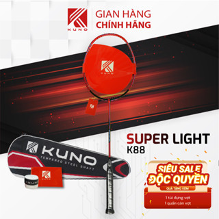 Vợt cầu lông 6U Kuno Super Light K88 Khung Carbon Fiber, Vợt Công Thủ Toàn Diện