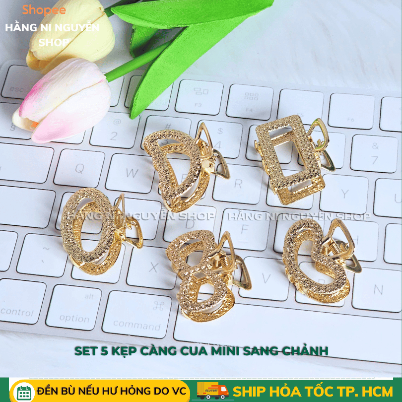 Set 5 kẹp tóc Hàn quốc siêu xinh