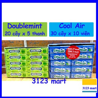 (hsd 01/2026) Lốc 20 cây/ 30 cây kẹo sing gum DOUBLEMINT 270g/ COOL AIR 438g . HALAL