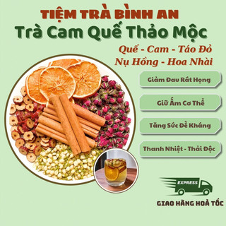  Trà Cam Quế Thảo Mộc Bình An Giúp Giảm Đau Rát Họng Giữ Ấm Cơ Thể Tăng Sức Đề Kháng Thanh Nhiệt Thải Độc 