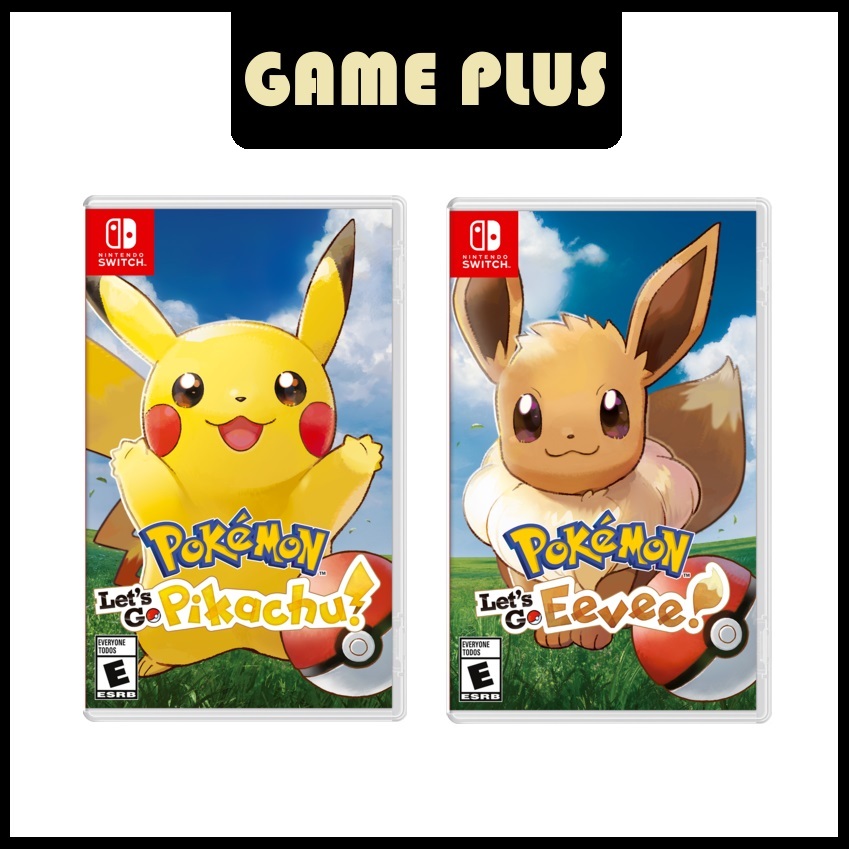 Băng Game 2ND Pokemon Let's Go Pikachu Eevee cho máy Nintendo Switch