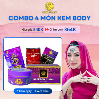 [FreeShip – Clip thật]COMBO KEMBODY SAFFRON DUBAI - KEM DƯỠNG DA BODY - KEM PHÔ MAI - KEM HOA NHỤY TÂY - KEM Ủ TRẮNG