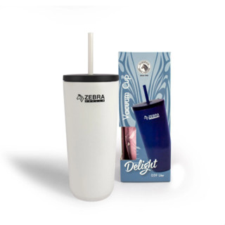 Ly giữ nhiệt inox 304 Zebra Thái Lan 590ml có ống hút - 912728