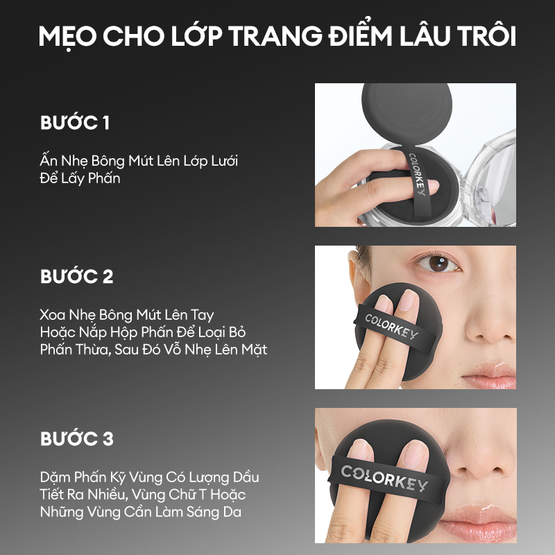 Phấn Phủ Dạng Bột COLORKEY Siêu Mịn Giúp Lớp Trang Điểm Tự Nhiên 8g | BigBuy360 - bigbuy360.vn