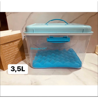 Hộp Chống Ẩm Mini Cho Máy Ảnh, Ống Kính Nhỏ Gọn Tiện Lợi Khi Đi Du lịch + Hạt Hút Ẩm + Ẩm Kế Tặng Hạt