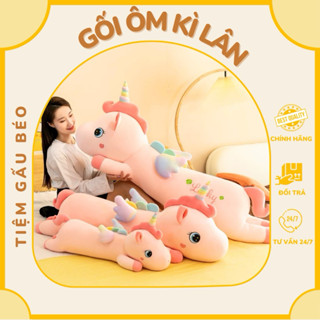 Gấu Bông gối ôm Ngựa kì lân pony kích thước 100cm 120cm