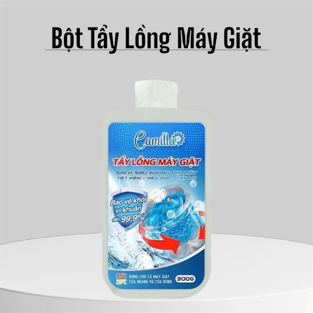 Bột Tẩy Lồng Máy Giặt CAMILLA Tẩy Vệ Sinh Máy Giặt, Loại Bỏ Các Cặn Bẩn, Nấm Mốc Khử Mùi Diệt Khuẩn