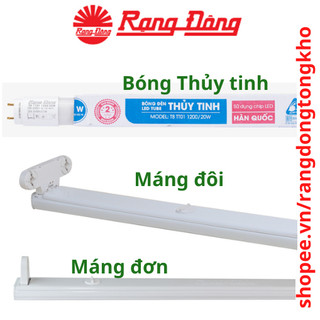 Bóng đèn led tuýp thủy tinh rạng đông t8 tt01