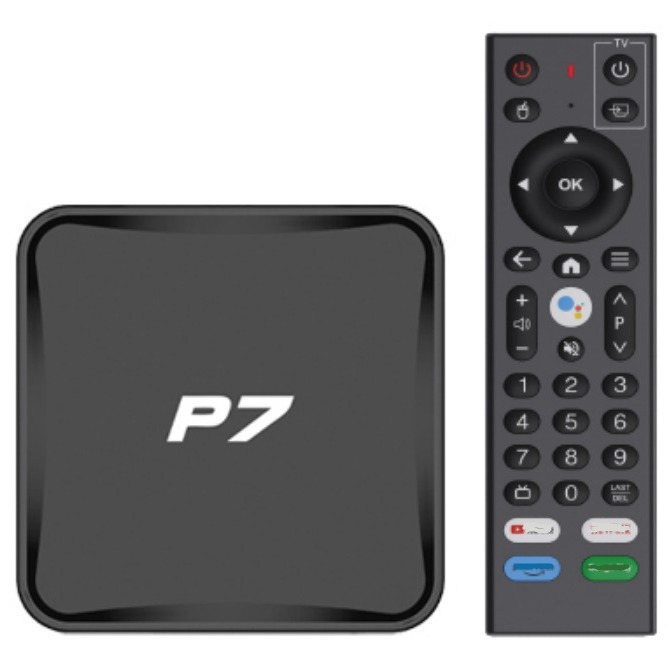 TV Box P7 Android TV 12 – CPU H618, Điều Khiển Giọng Nói