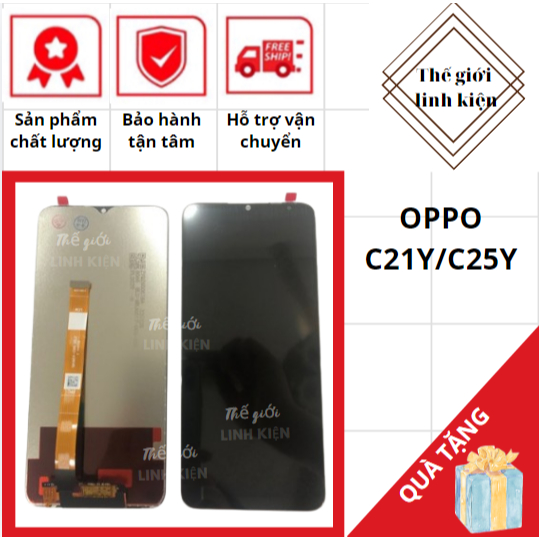 Màn hình oppo REALME C21Y 2021 / REALME C25Y màn hinh oppo c21y c25y  tặng bộ sửa + bảo hành