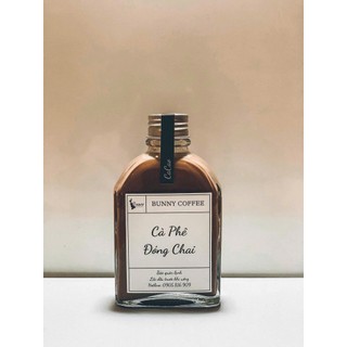 Chai Thủy Tinh xén vai 100ml đựng coffee, cà phê, trà sữa, nước trái cây