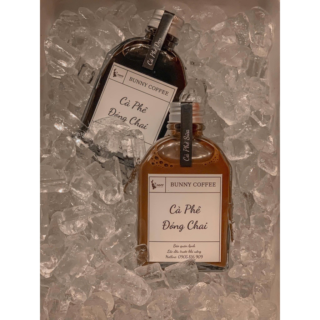 Chai Thủy Tinh xén vai 100ml đựng coffee, cà phê, trà sữa, nước trái cây