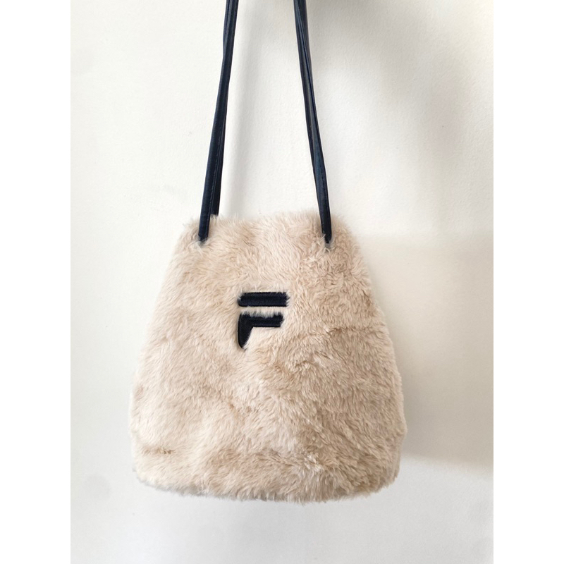 [Used] Túi phối lông hiệu Fil@ auth