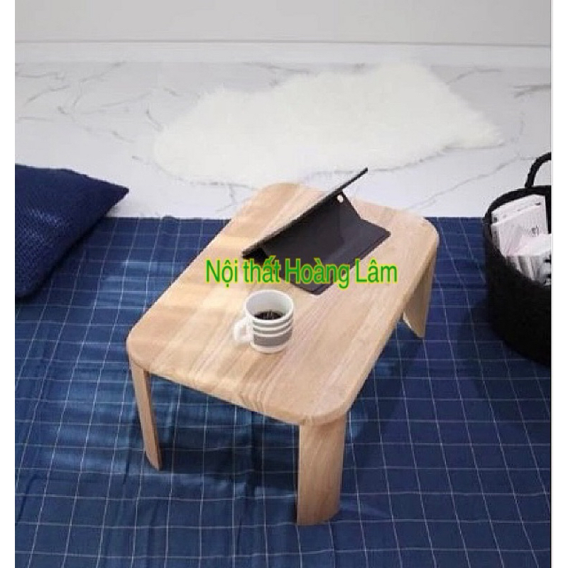 (Ship hoả tốc ) Bàn gấp gọn gỗ cao su cỡ nhỏ