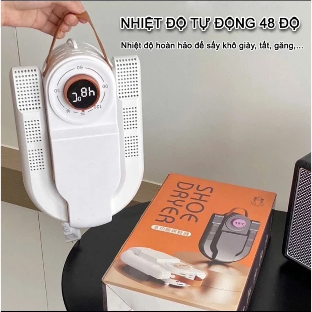 Máy sấy giày , tẩt tay , tất chân làm khô nhanh, khử khuẩn, khử mùi, tiện lợi dễ sử dụng