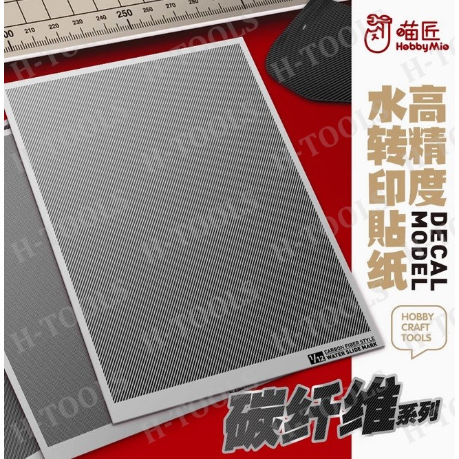 PHỤ KIỆN MÔ HÌNH HOBBY MIO - CB01~CB12 - DECAL NƯỚC CARBON