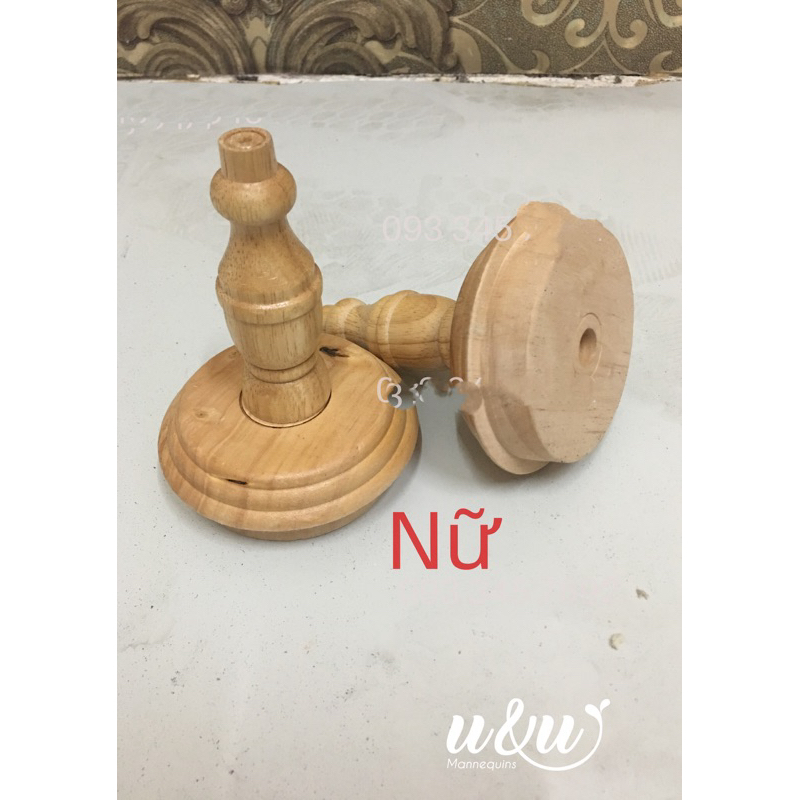 Chụp gỗ manocanh nhung
