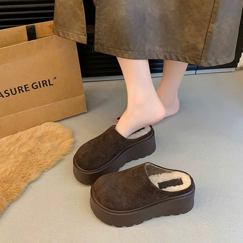 [CHÂN TO TĂNG SIZE] Dép sục 7cm hàng siêu cấp đế cao LÓT LÔNG CỪU QCCC cao cấp full box | BigBuy360 - bigbuy360.vn