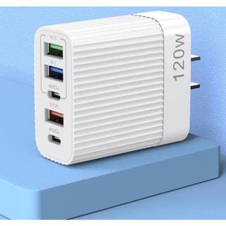 Củ Sạc Nhanh 120W Coka 5 Cổng Sạc Đa Năng Thông Minh Hỗ Trợ Sạc Điện Thoại