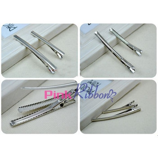 *SET 5C/10C - Kẹp cá sấu mảnh 6cm/8cm xương kẹp, phôi kẹp tóc, sườn kẹp tóc, xương cặp tóc, phôi cặp, kẹp mái DIY