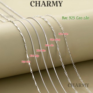  Dây Chuyền Bạc Nữ Trơn DB01 Charmy  Mẫu Đẹp Tinh Xảo  Bạc 925 cao cấp 