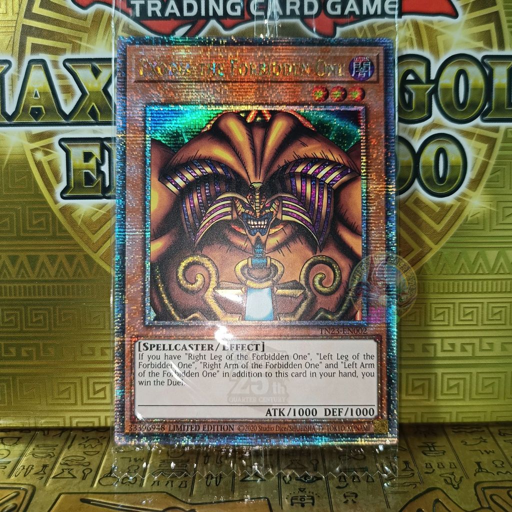 Exodia the Forbidden One – TN23-EN002 – Quarter Century Rare [Thẻ bài Yugioh]