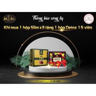 30 Viên gc X3 ĐÔNG Y MỘC LINH (Kèm detox ban đêm)