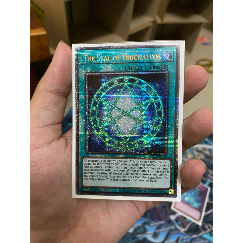 Thẻ bài The Seal of Orichalcos - MP24-EN015 - Quarter Century Secret Rare - [UK]