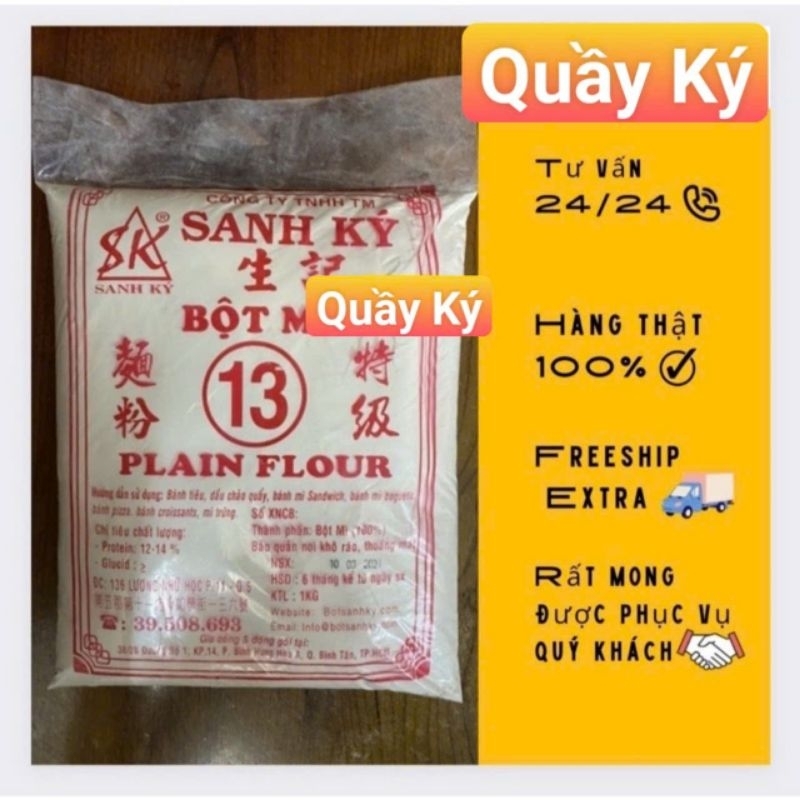 Bột mì số 13 Sanh Ký 1kg